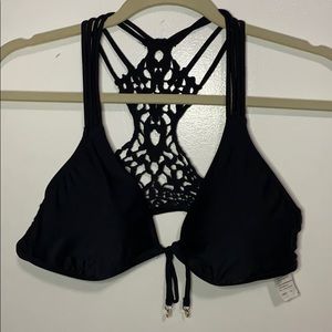Abercrombie Black Swim Top